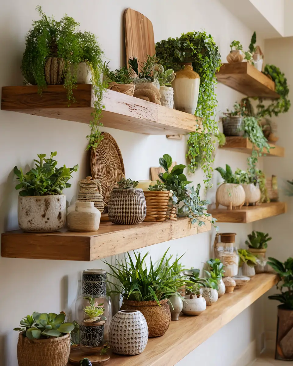 Warm Wood Scandinavian Living Room Decor Ideas