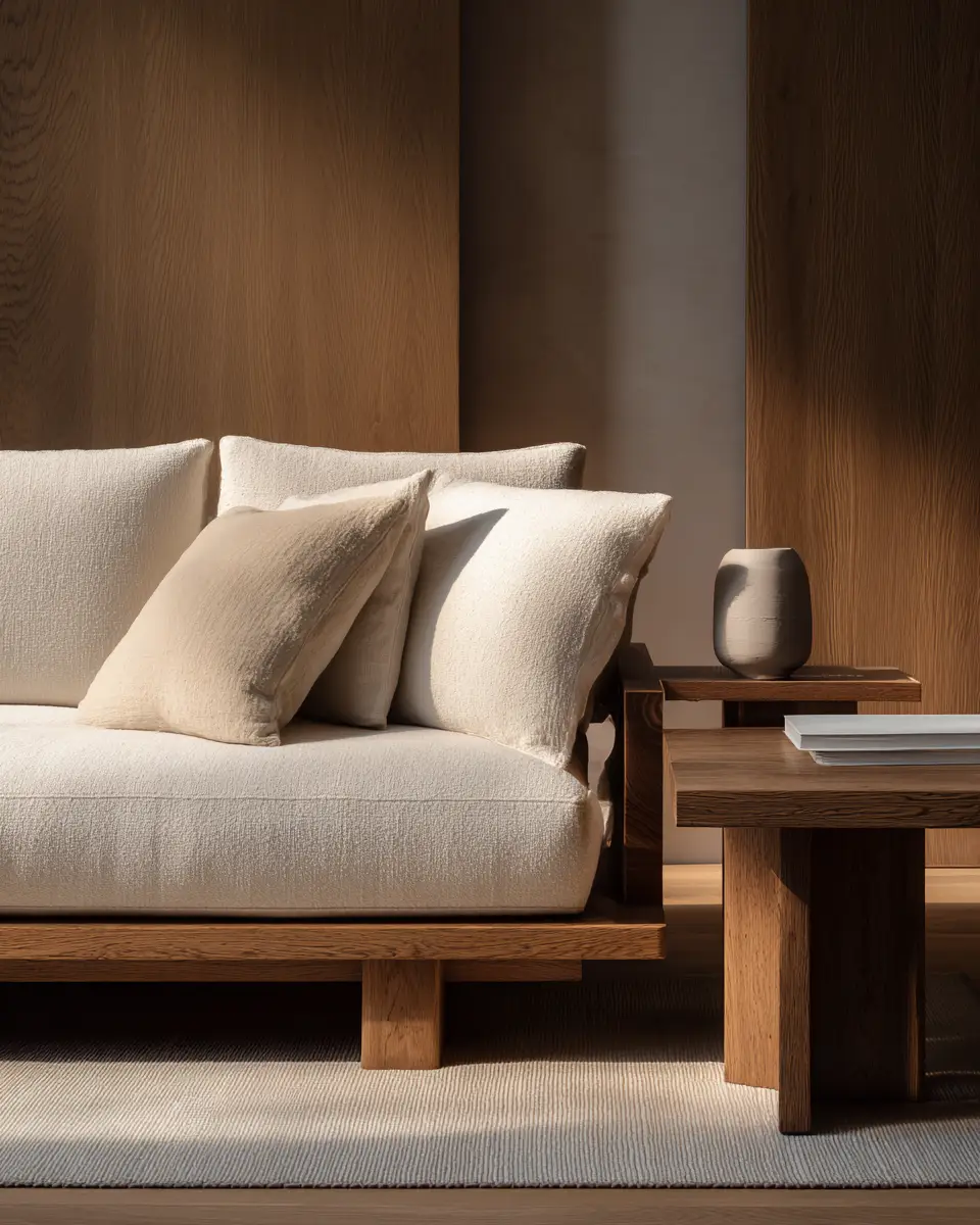 Warm Wood Scandinavian Living Room Decor Ideas