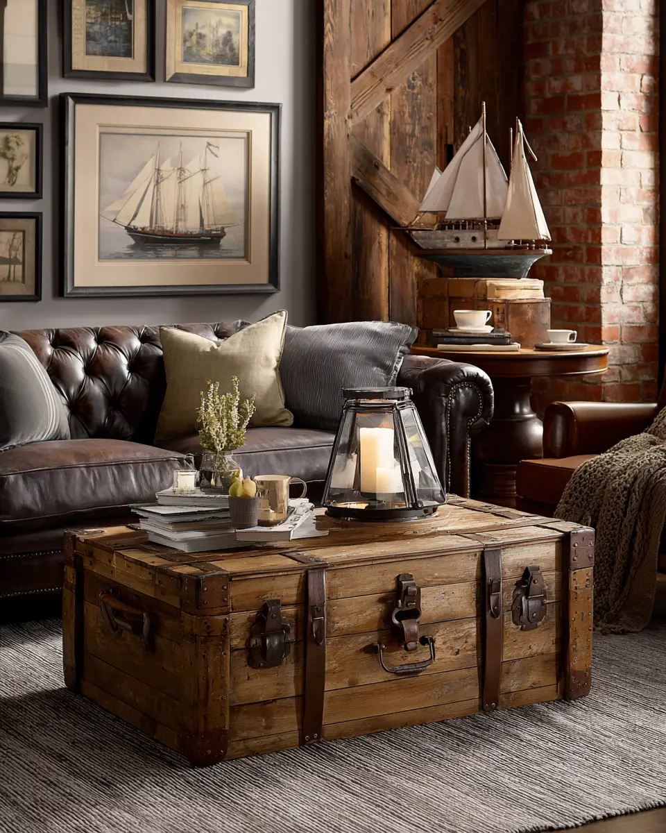 Warm Wood Vintage Home Office Decor Ideas