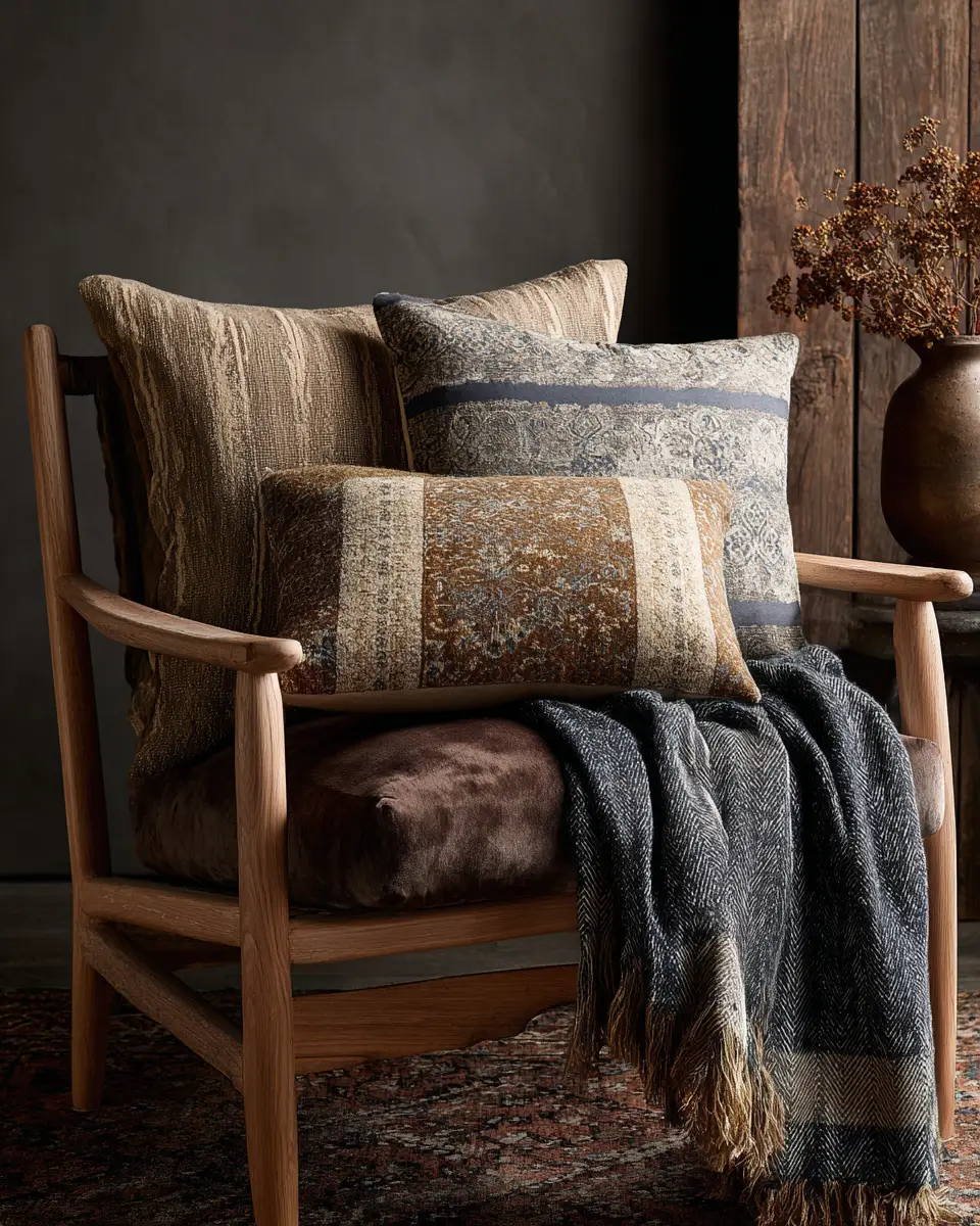 Warm Wood Vintage Home Office Decor Ideas