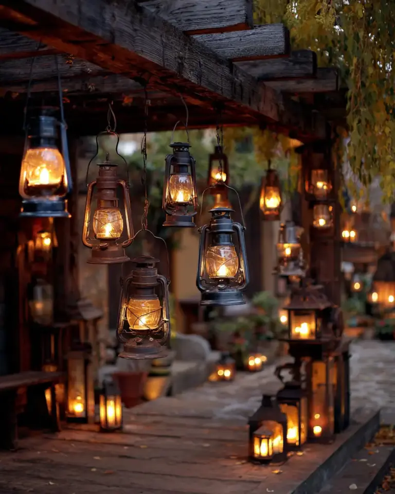 Warm Wood Vintage Patio Decor Ideas - Featured