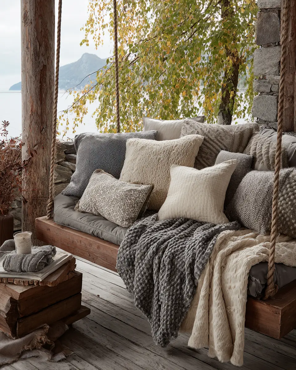 Warm Wood Vintage Patio Decor Ideas