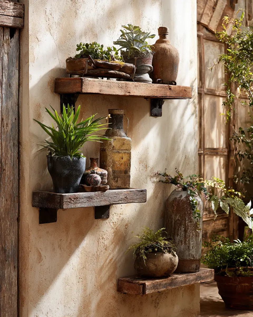 Warm Wood Vintage Patio Decor Ideas