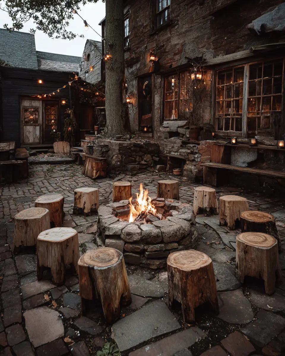 Warm Wood Vintage Patio Decor Ideas