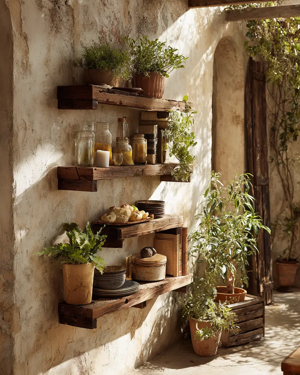 Warm Wood Vintage Patio Decor Ideas