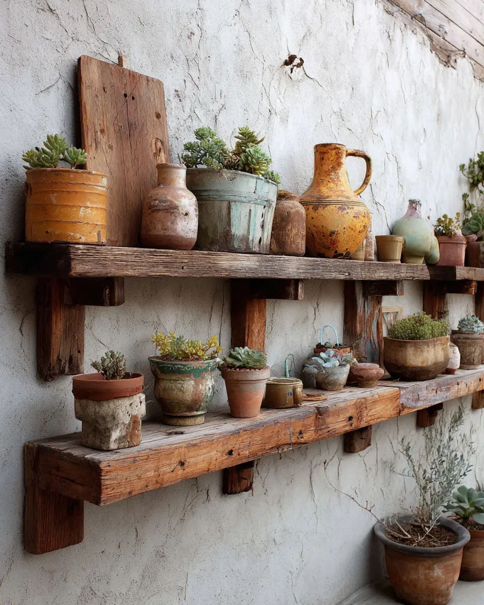 Warm Wood Vintage Patio Decor Ideas