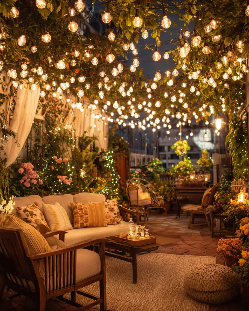 Warm Wood Vintage Patio Decor Ideas