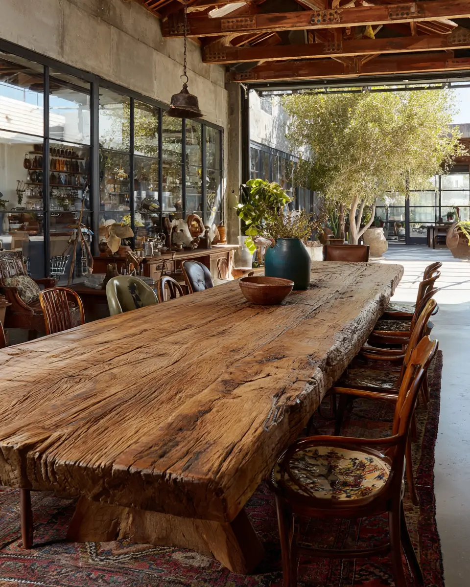 Warm Wood Vintage Patio Decor Ideas