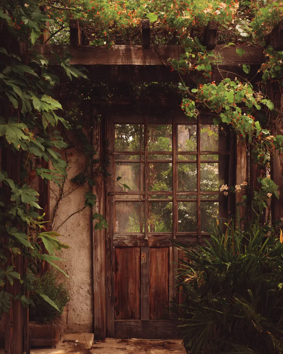 Warm Wood Vintage Patio Decor Ideas