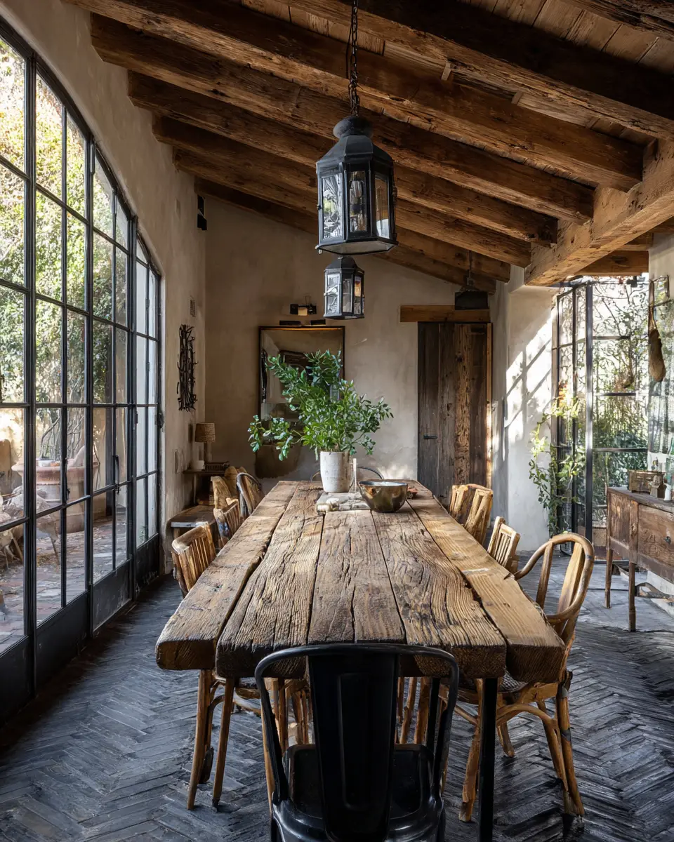 Warm Wood Vintage Patio Decor Ideas