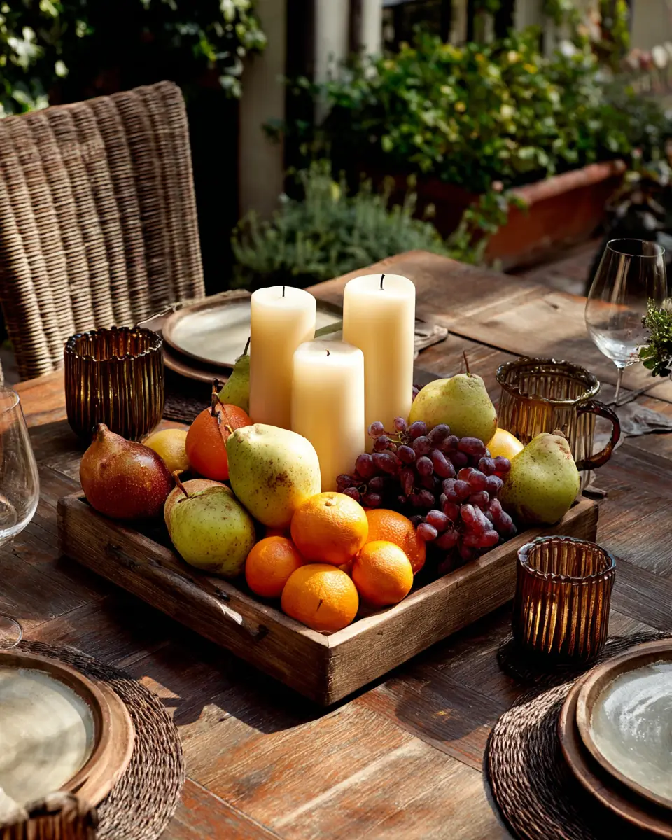 Warm Wood Vintage Patio Decor Ideas