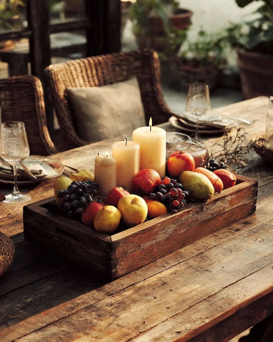 Warm Wood Vintage Patio Decor Ideas