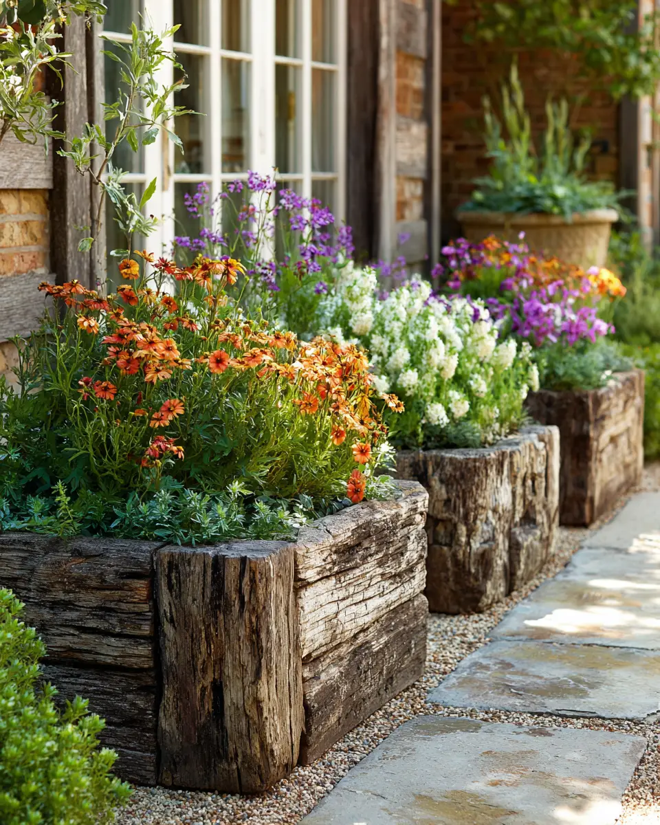 Warm Wood Vintage Patio Decor Ideas