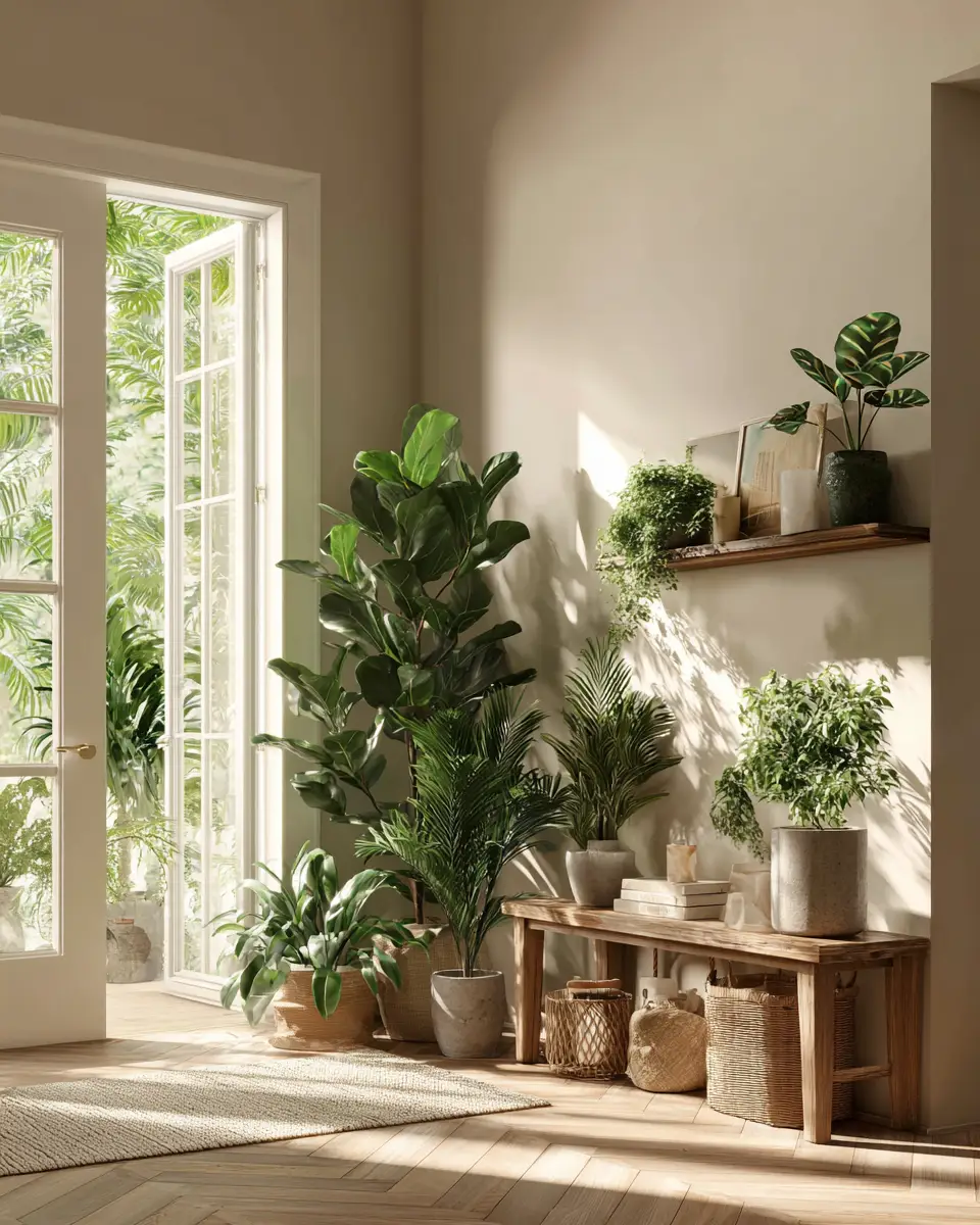 Warm Zen Entryway Decor Ideas - Featured