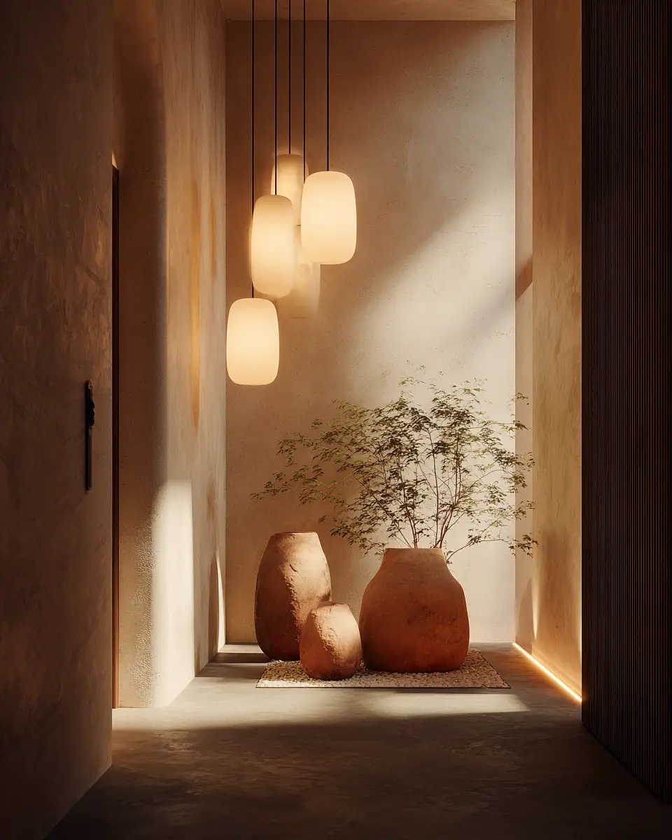 Warm Zen Entryway Decor Ideas