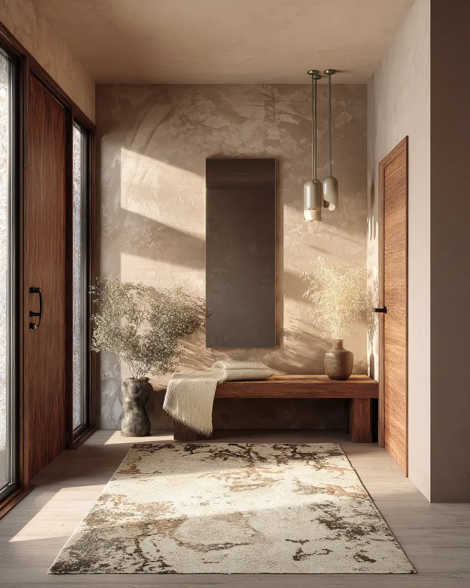 Warm Zen Entryway Decor Ideas