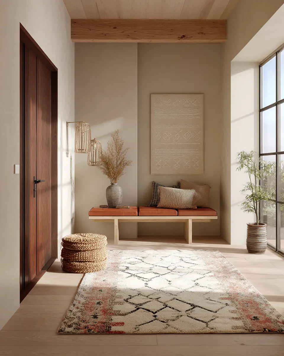 Warm Zen Entryway Decor Ideas