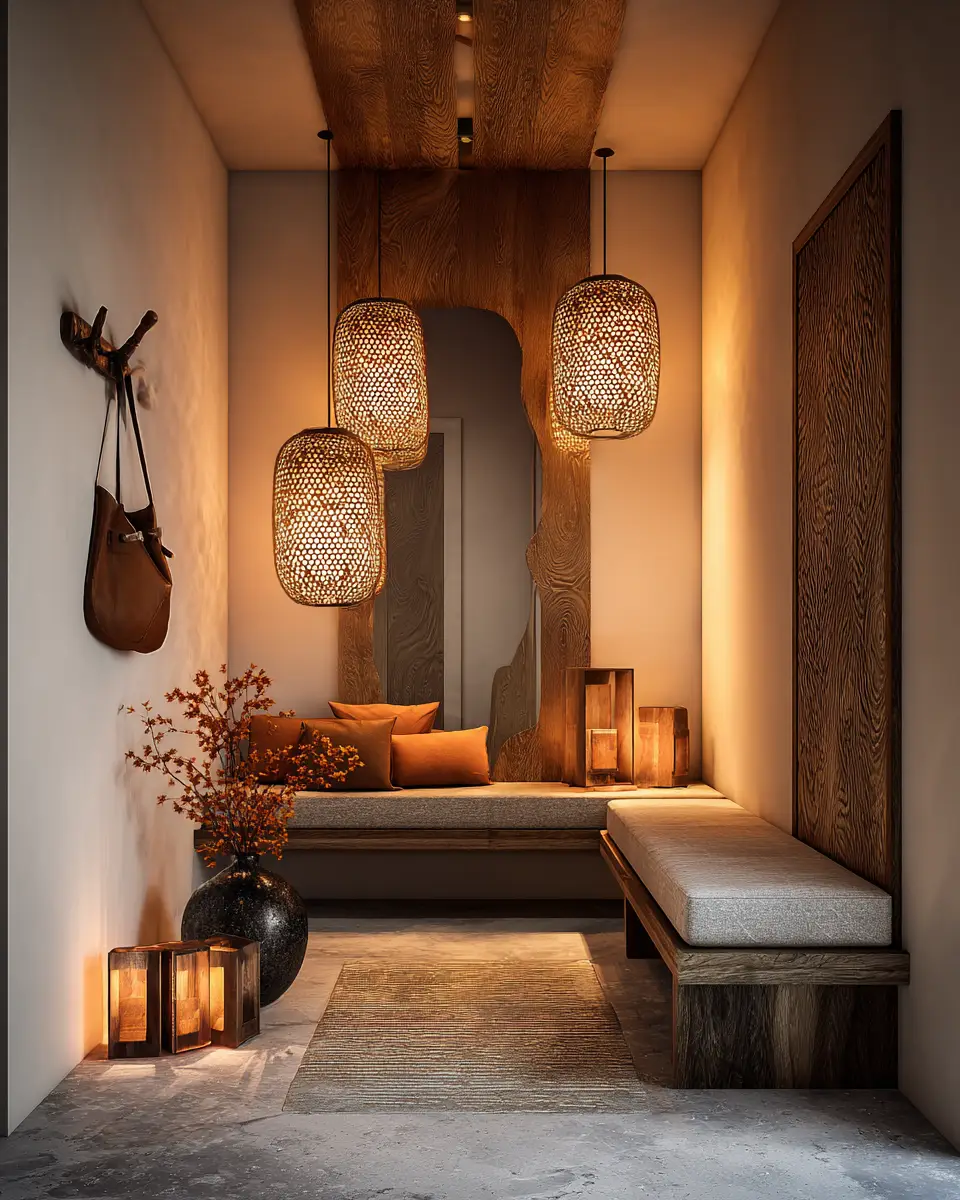 Warm Zen Entryway Decor Ideas