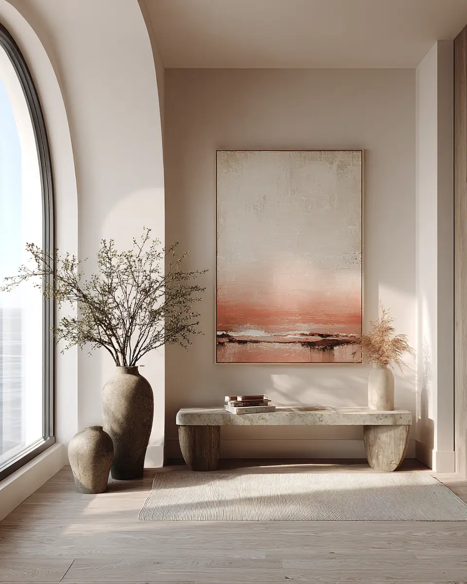 Warm Zen Entryway Decor Ideas