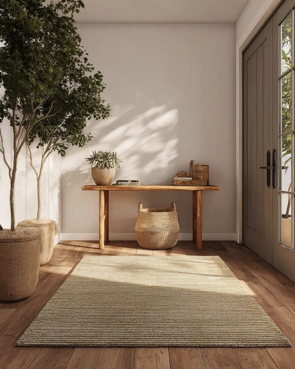 Warm Zen Entryway Decor Ideas