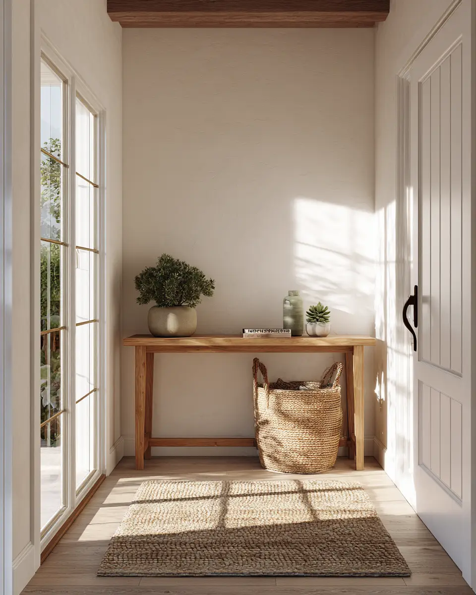 Warm Zen Entryway Decor Ideas