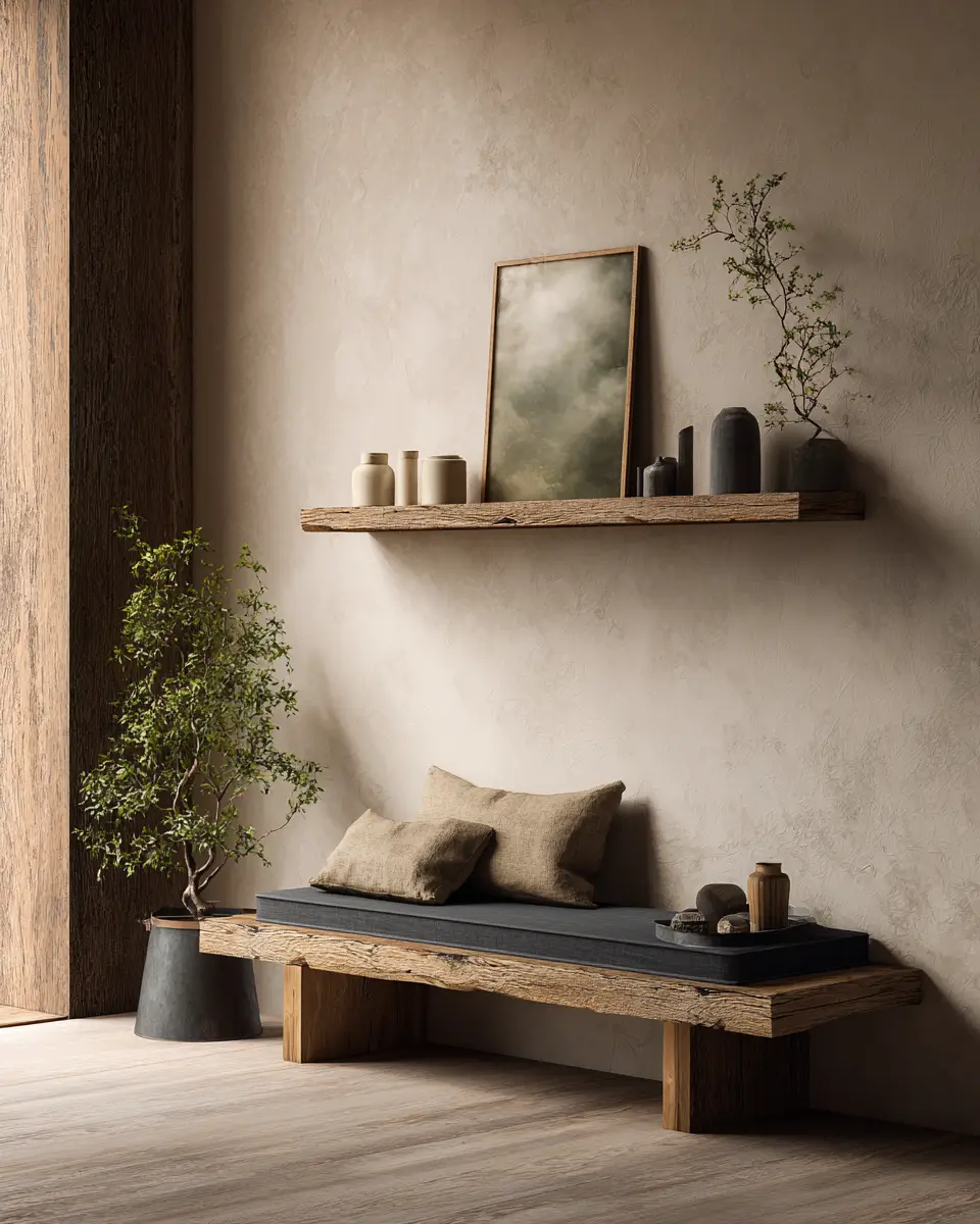 Warm Zen Entryway Decor Ideas