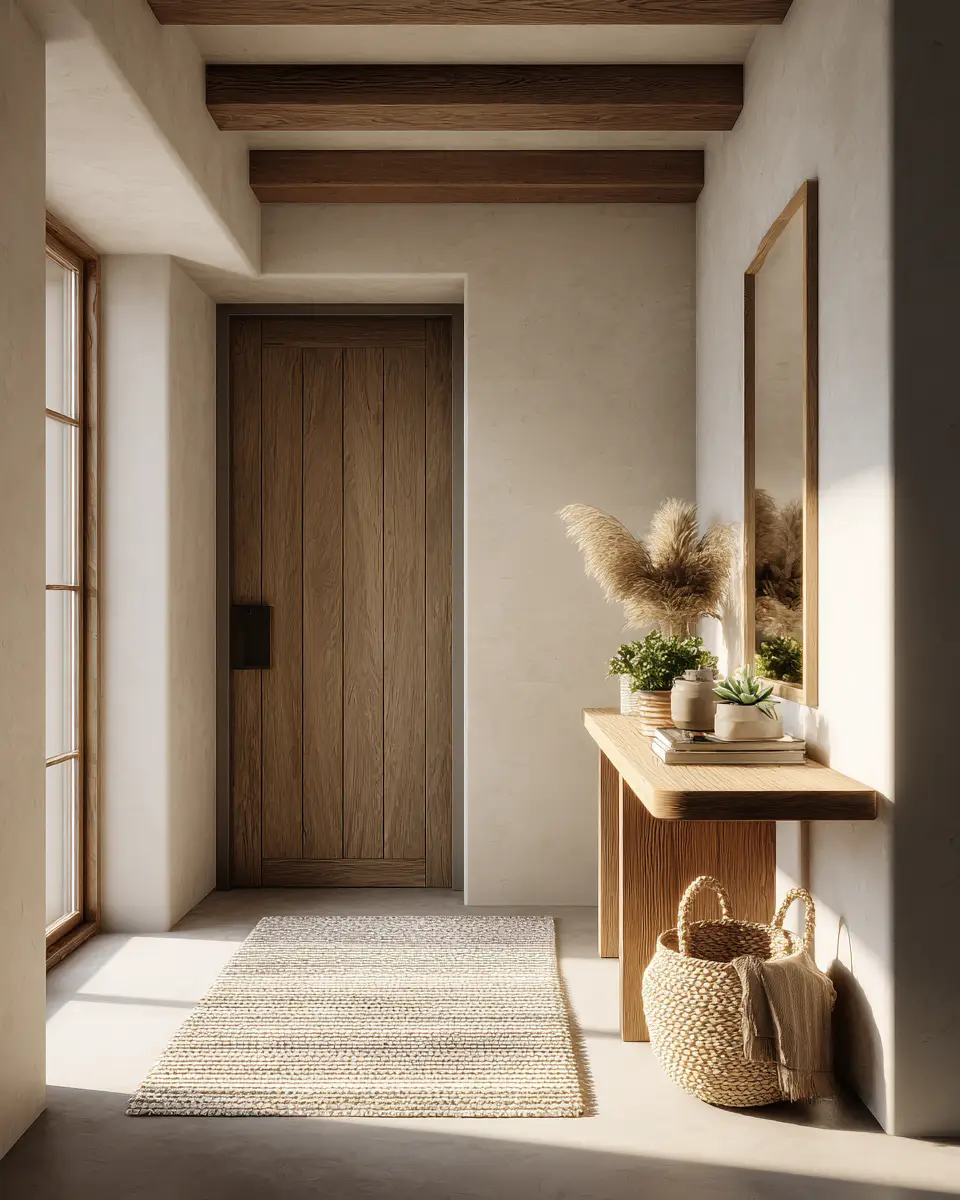Warm Zen Entryway Decor Ideas