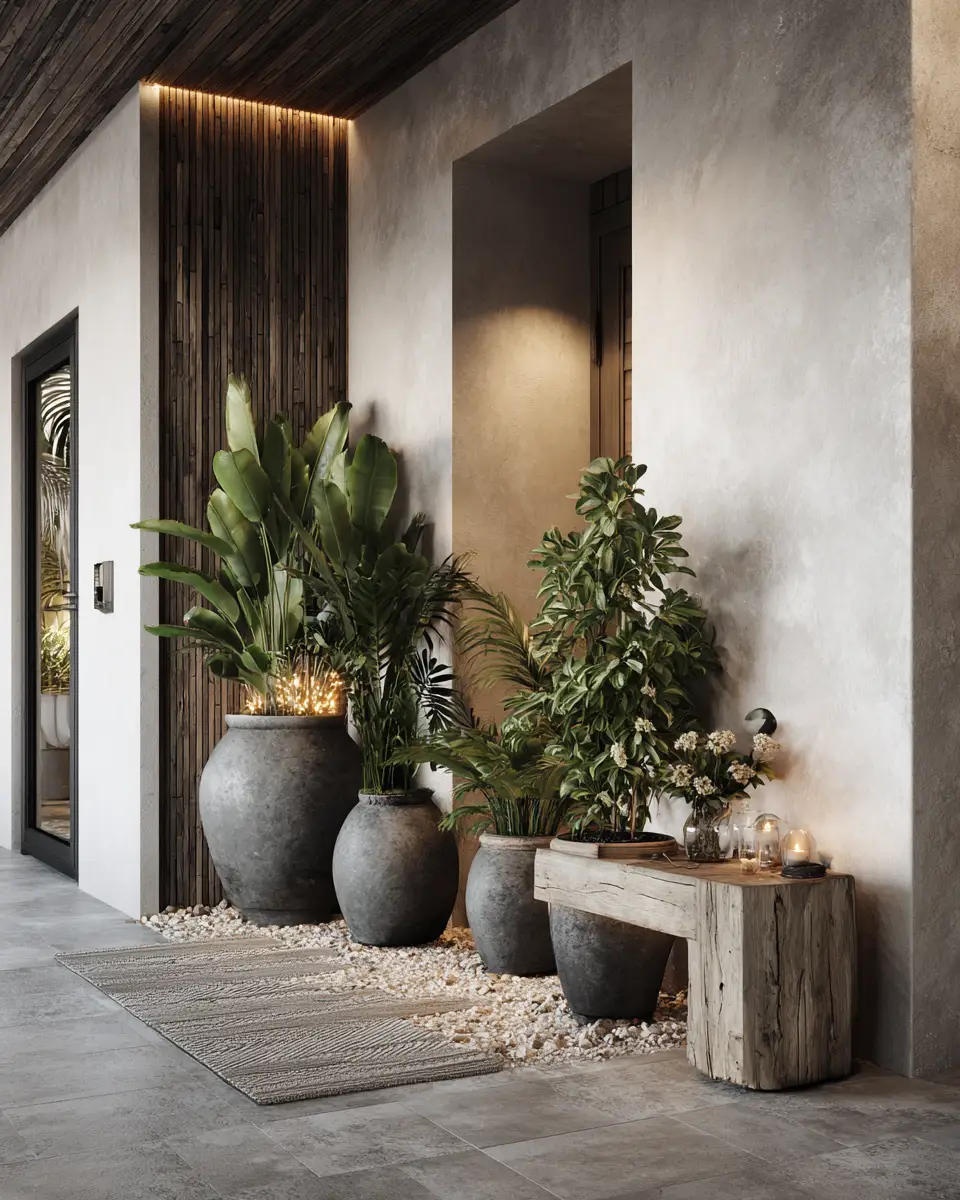 Warm Zen Entryway Decor Ideas