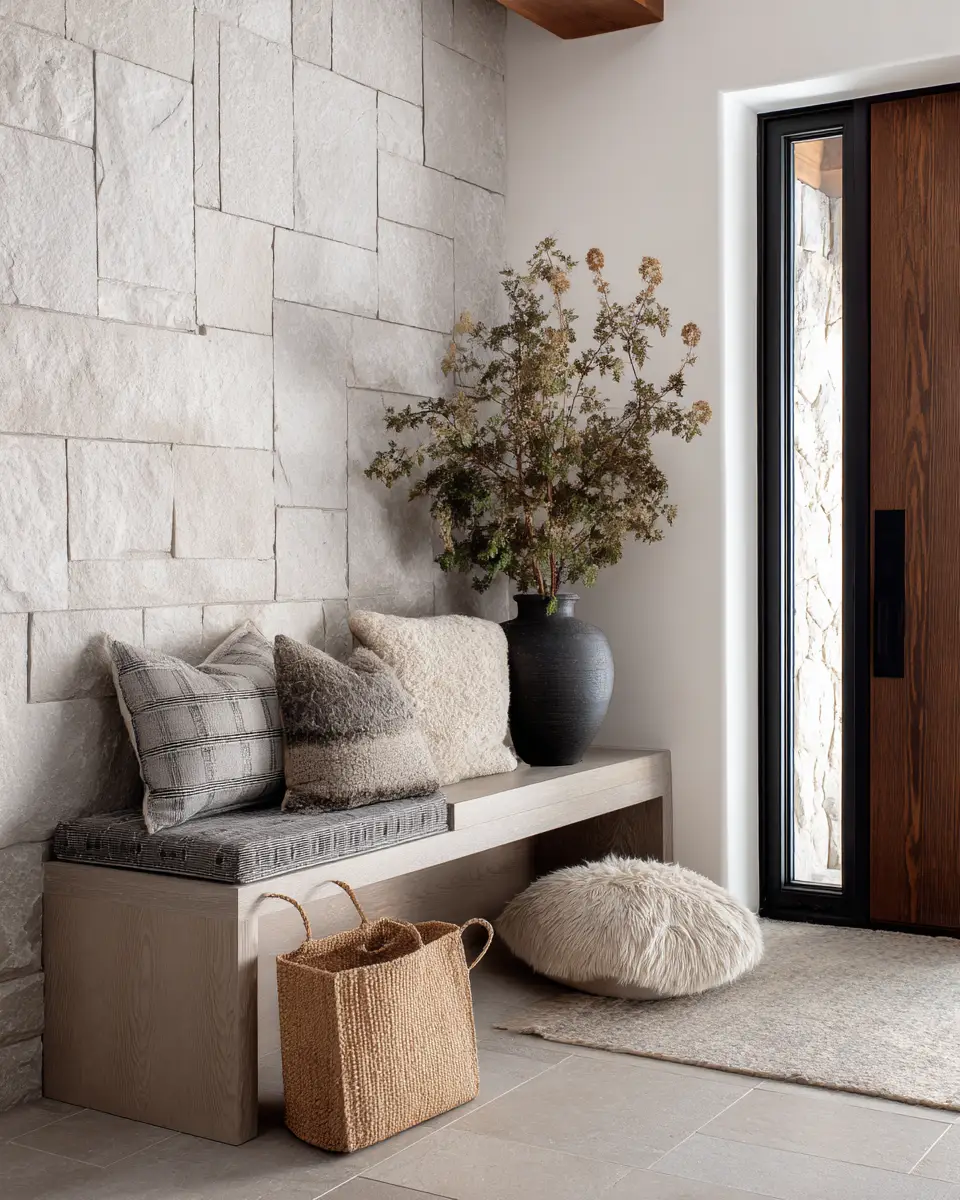 Warm Zen Entryway Decor Ideas