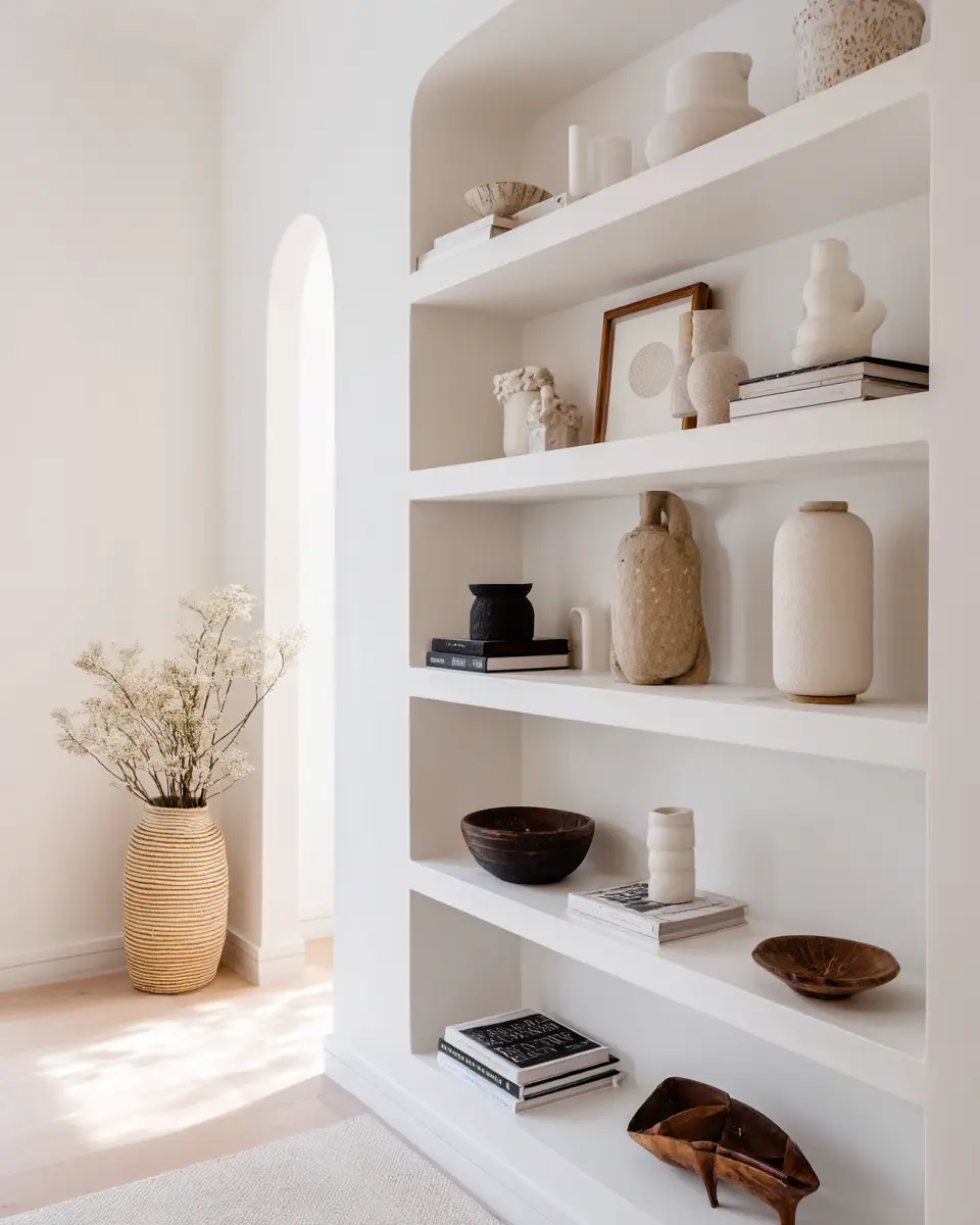 White Boho Entryway Decor Ideas - Featured