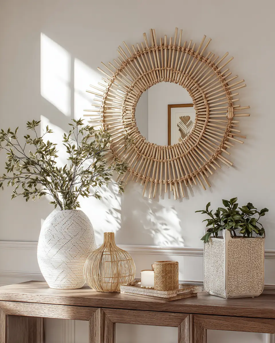 White Boho Entryway Decor Ideas