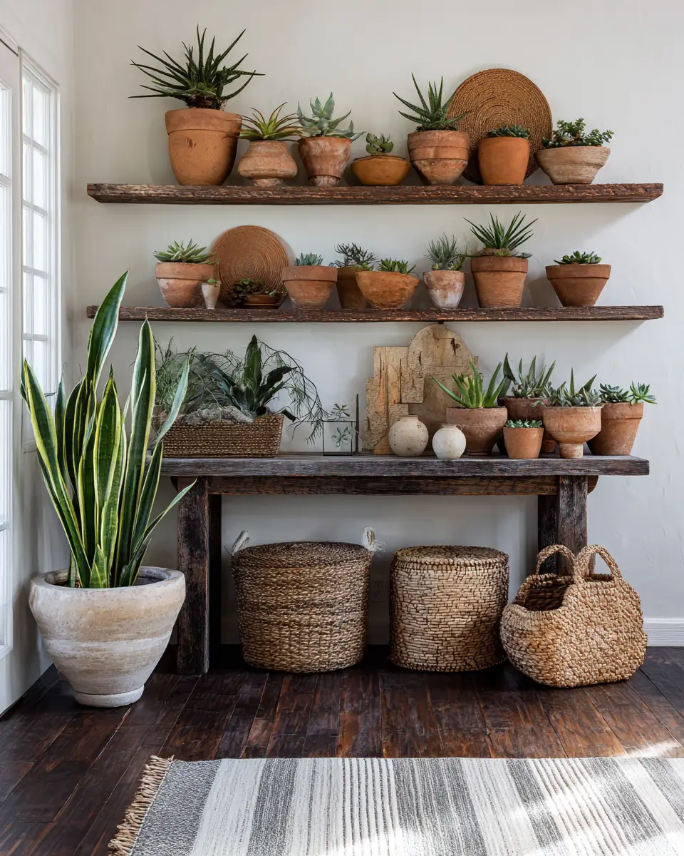 White Boho Entryway Decor Ideas