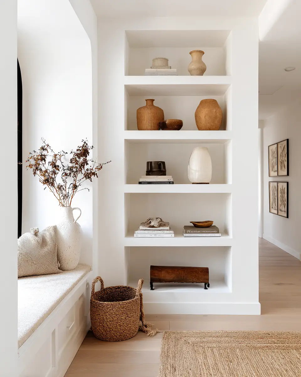 White Boho Entryway Decor Ideas