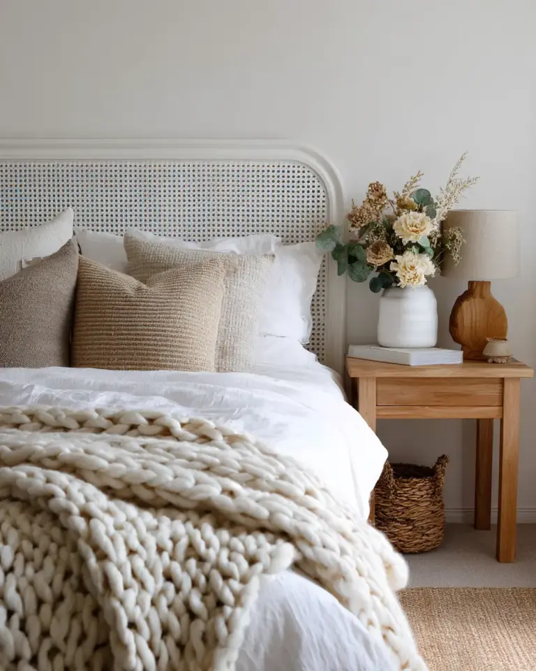 White Coastal Bedroom Decor Ideas - Featured