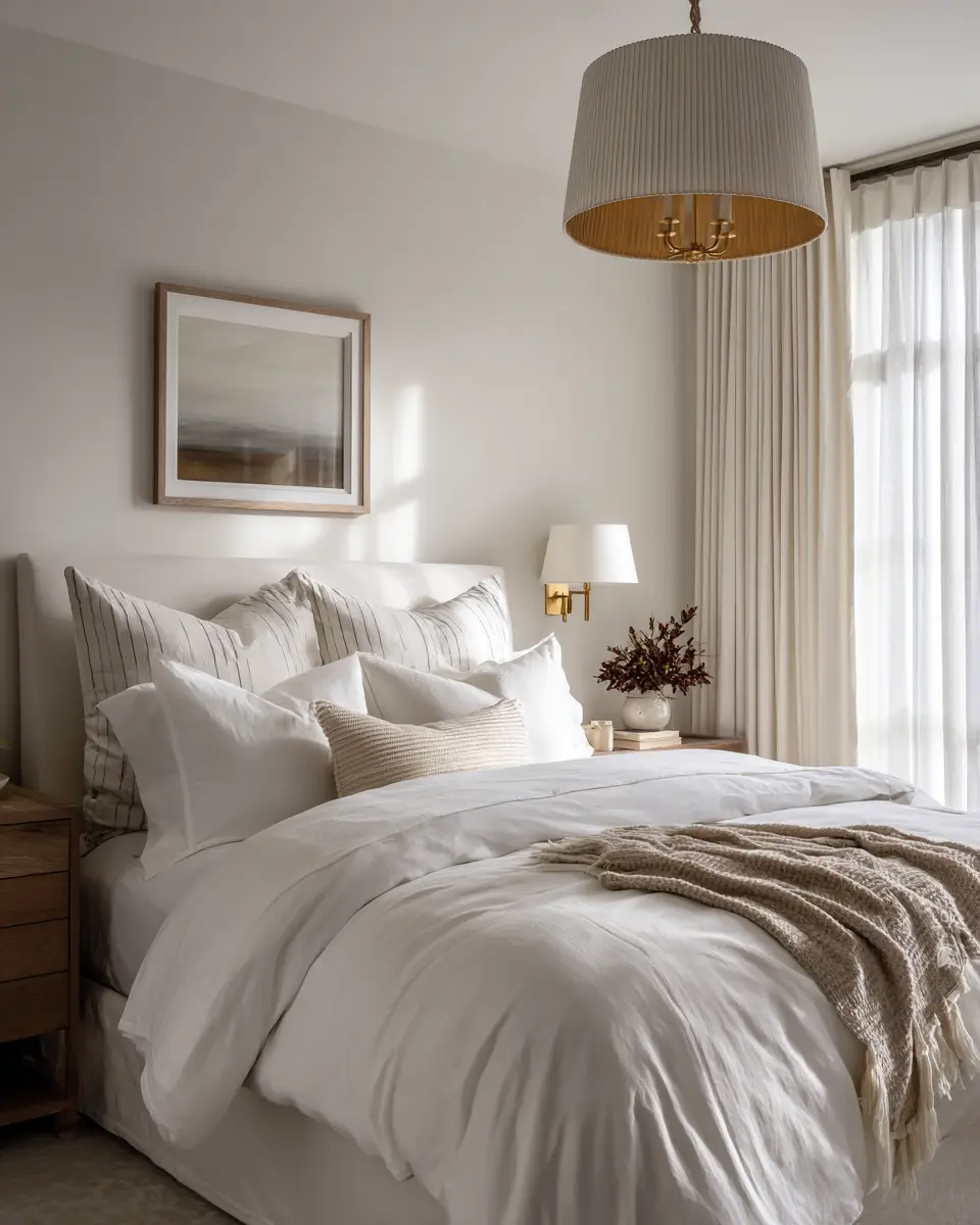 White Coastal Bedroom Decor Ideas