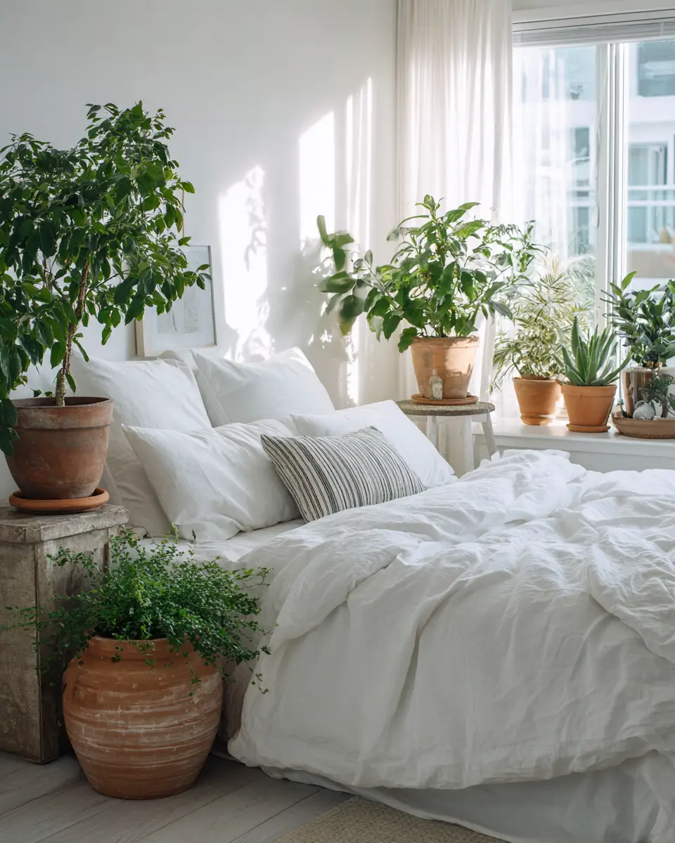 White Coastal Bedroom Decor Ideas