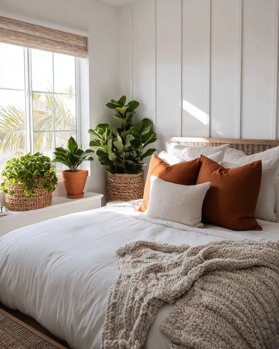 White Coastal Bedroom Decor Ideas