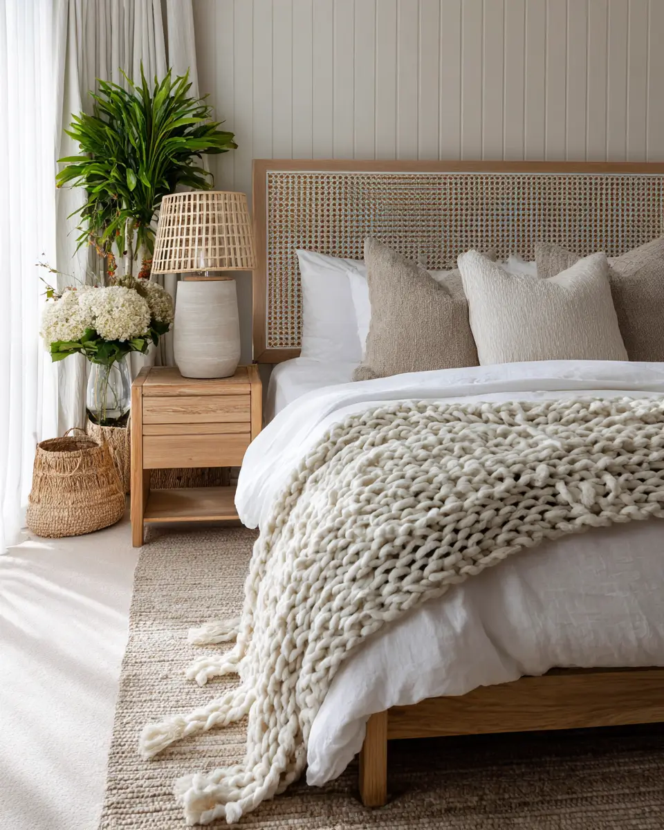 White Coastal Bedroom Decor Ideas