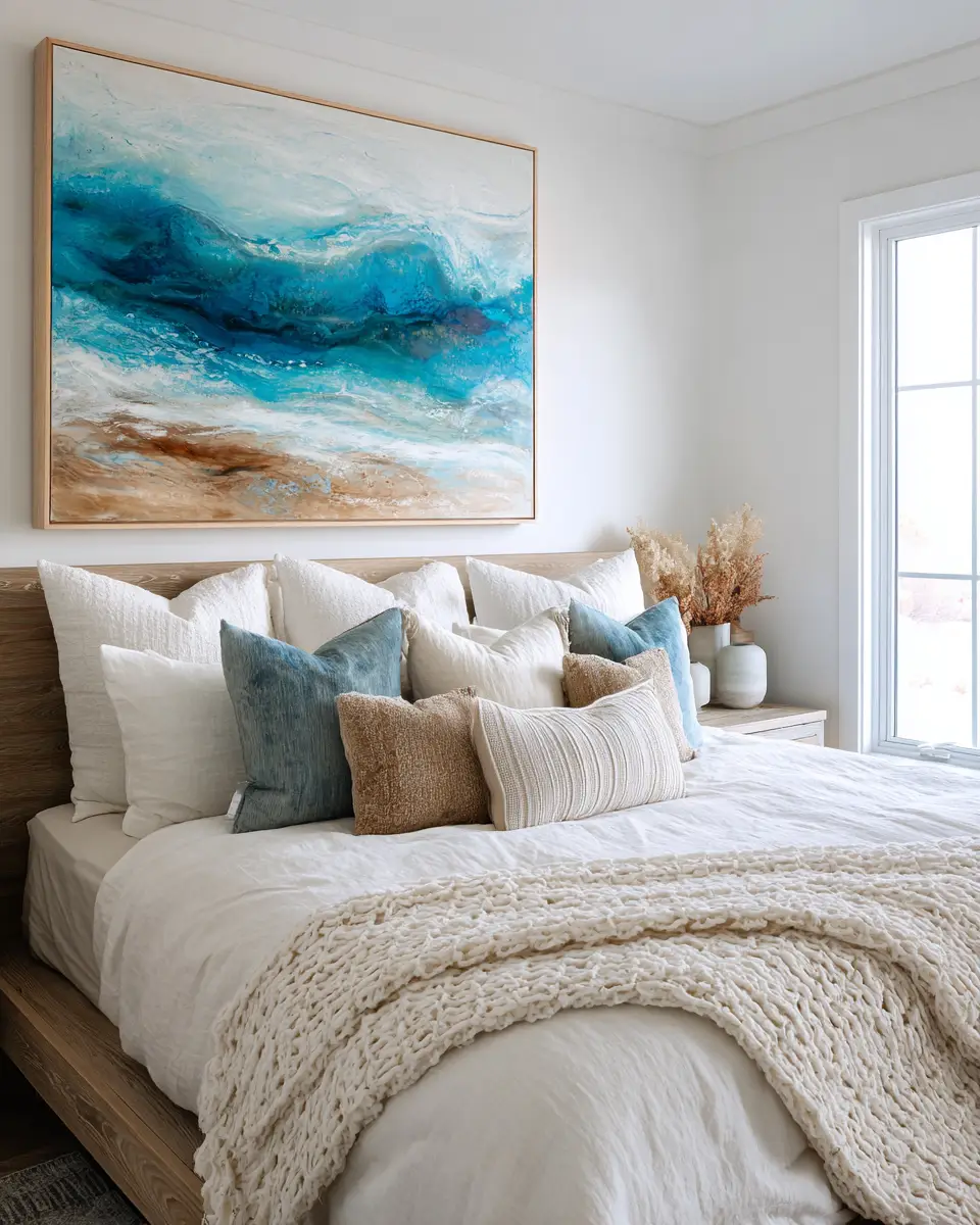 White Coastal Bedroom Decor Ideas