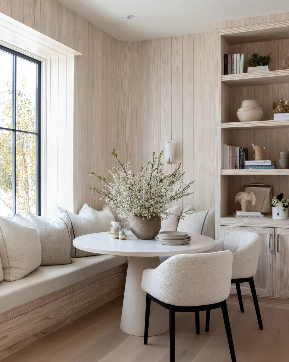 White Coastal Dining Room Decor Ideas