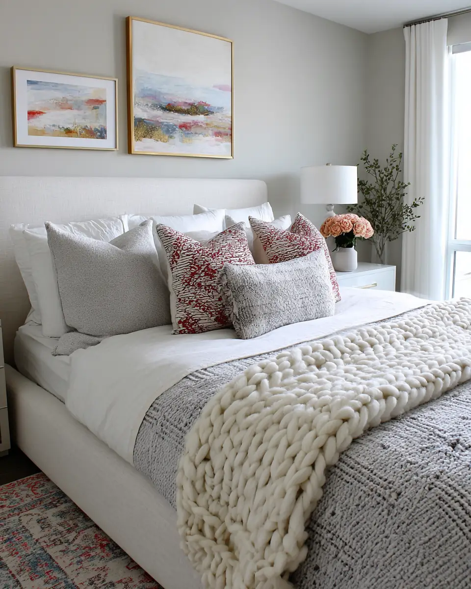 White Eclectic Bedroom Decor Ideas