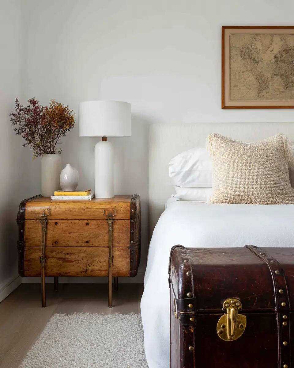 White Eclectic Bedroom Decor Ideas