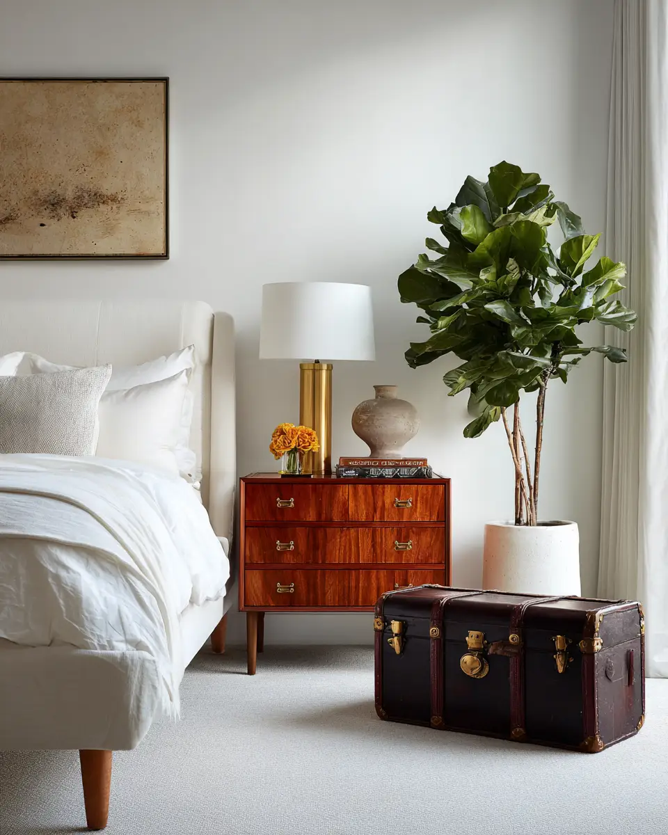 White Eclectic Bedroom Decor Ideas