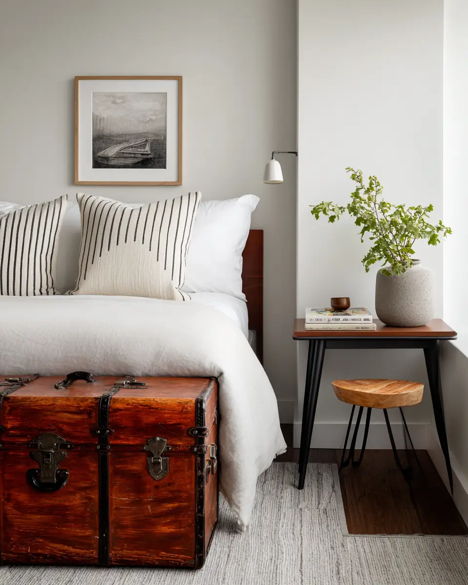 White Eclectic Bedroom Decor Ideas