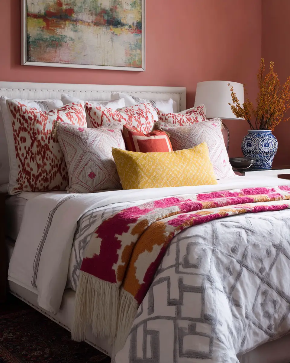 White Eclectic Bedroom Decor Ideas