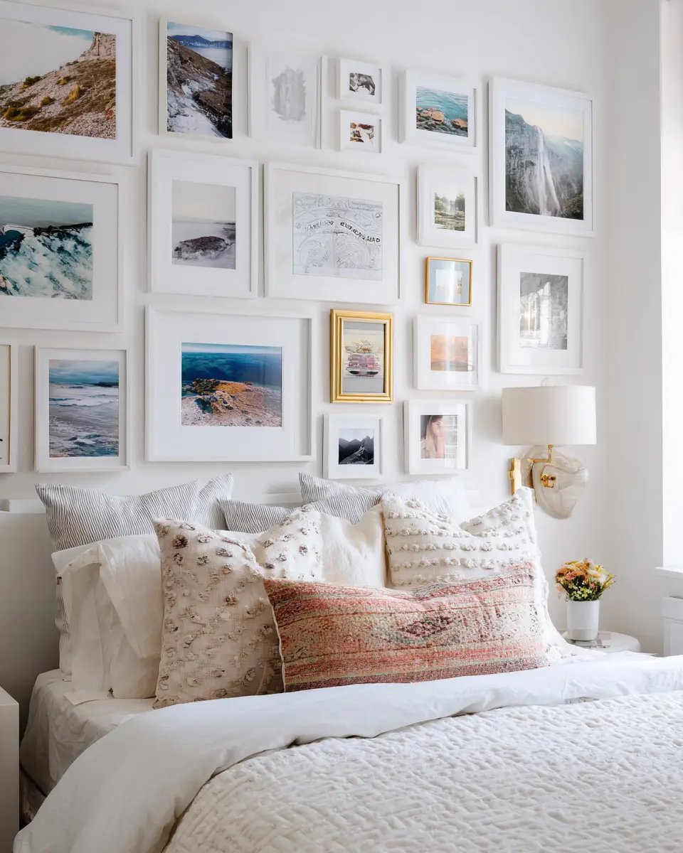 White Eclectic Bedroom Decor Ideas