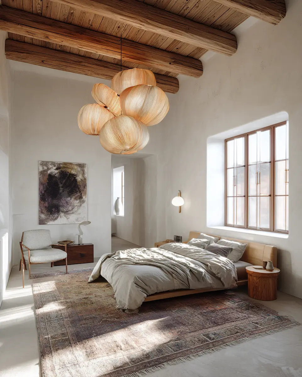 White Eclectic Bedroom Decor Ideas