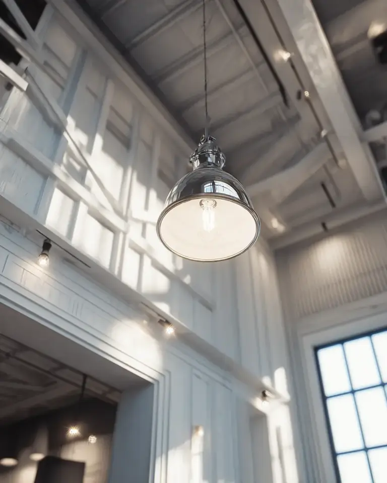 White Industrial Garage Decor Ideas - Featured