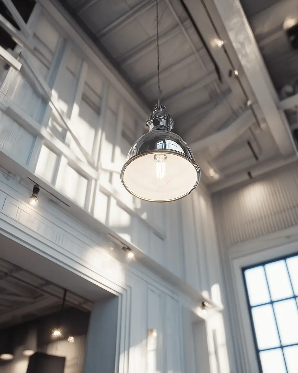 White Industrial Garage Decor Ideas - Featured