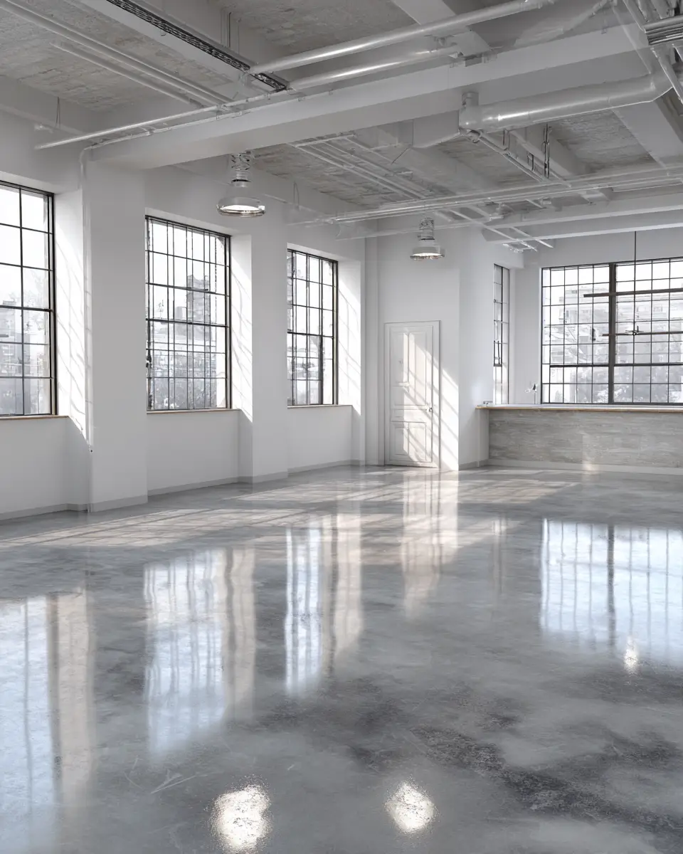 White Industrial Garage Decor Ideas